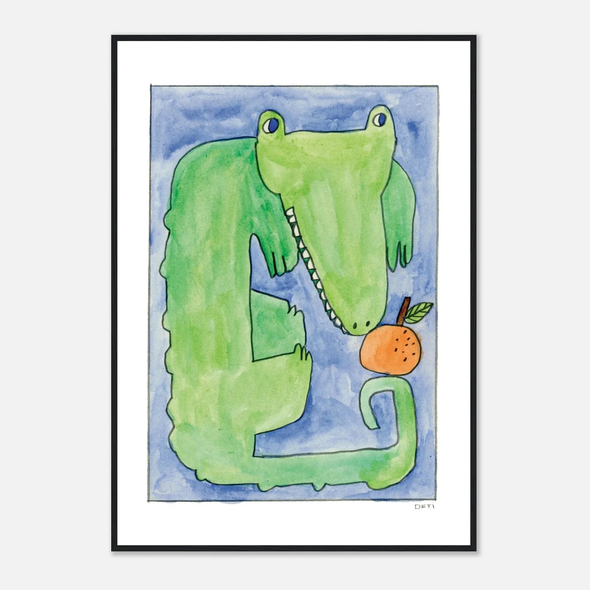 Florida Gator Framed Print by Hayley Deti