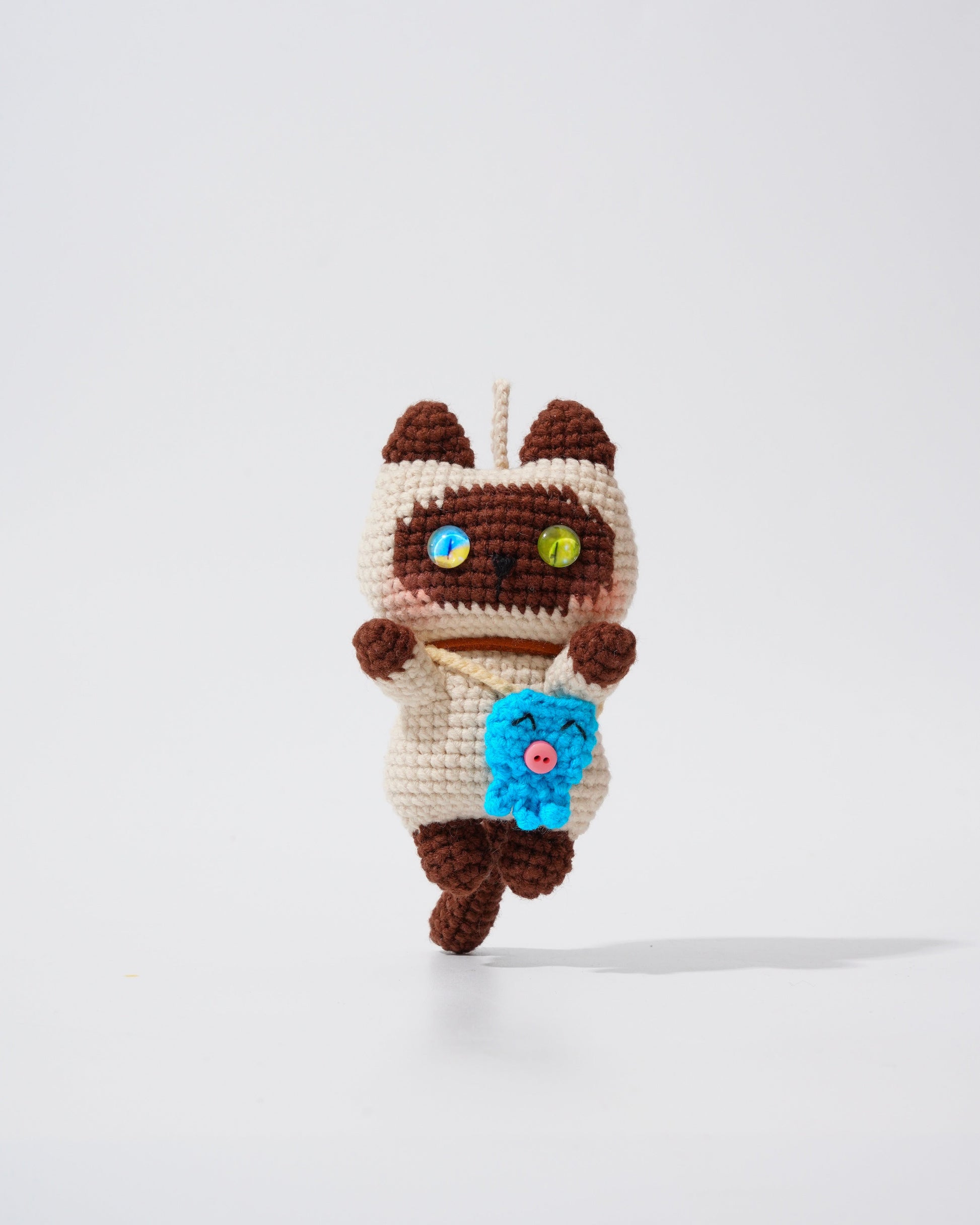 Pancake Cats Bag Charms – Handmade Cat Collection