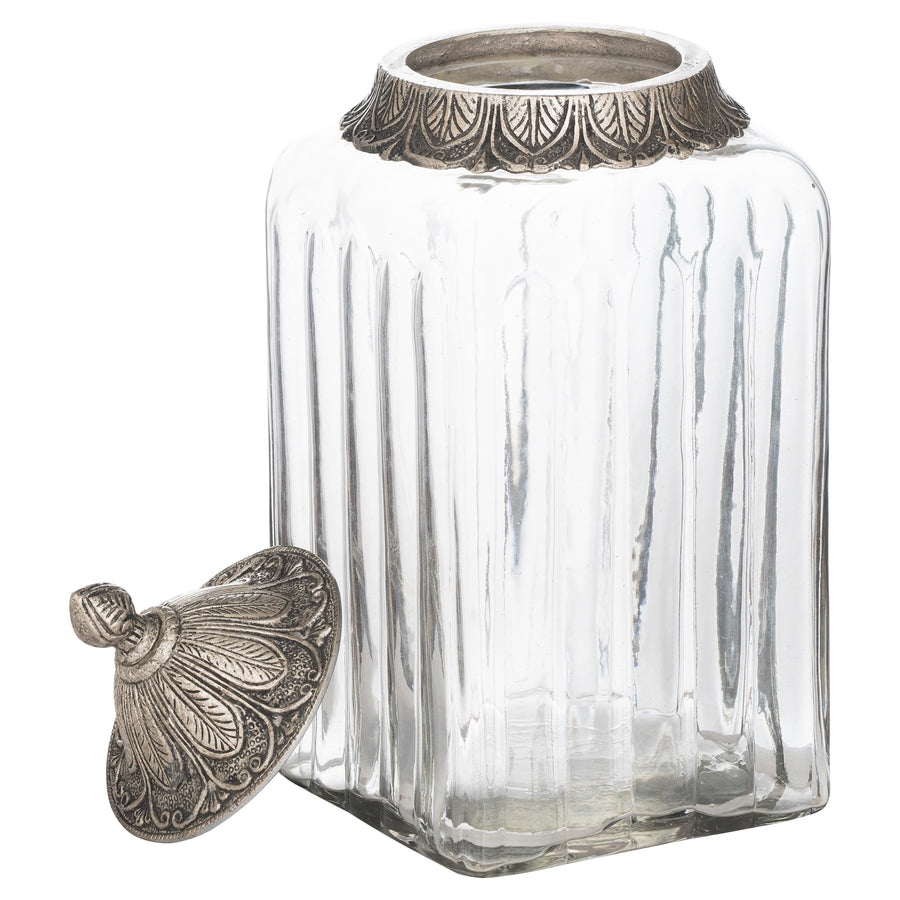 The Noel Collection Silver Forest Medium Candle Holder