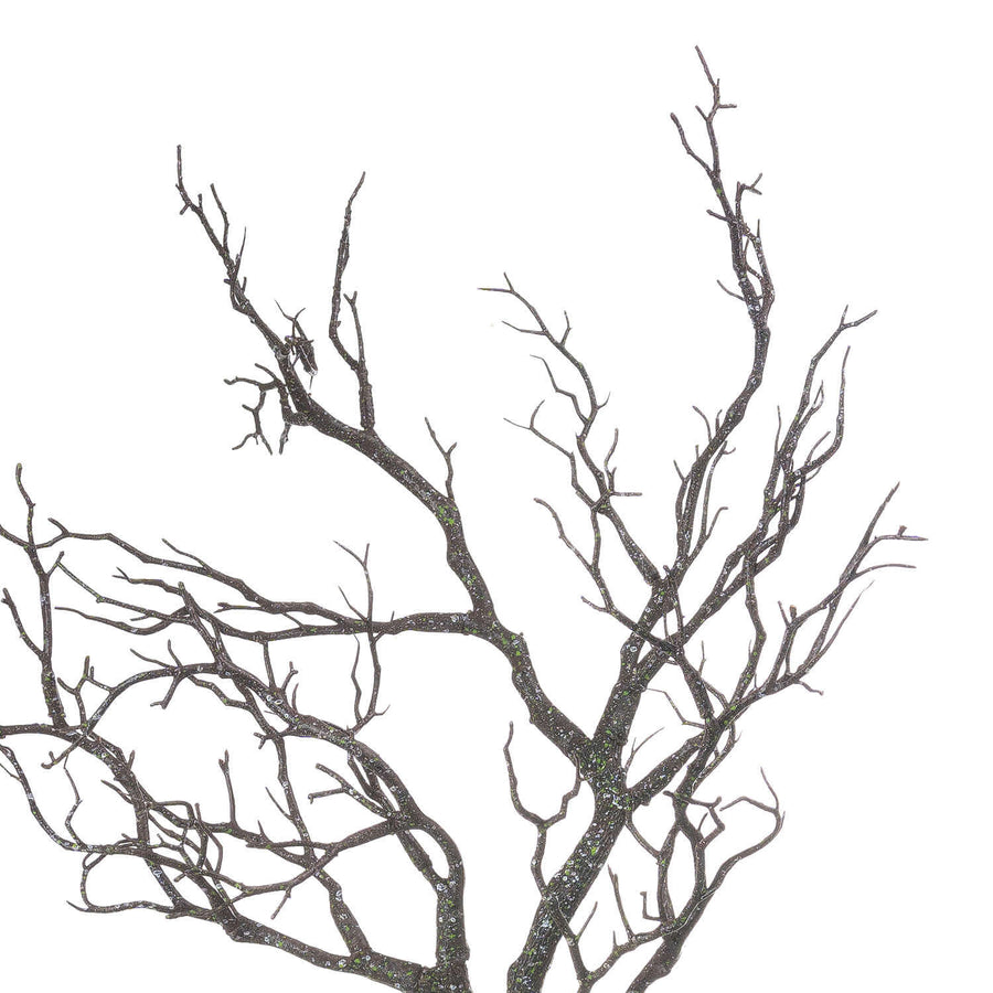 Lifelike artificial wood branch with white and green speckles, 93cm tall, perfect for modern home decor. by Sostter at brixbailey.com