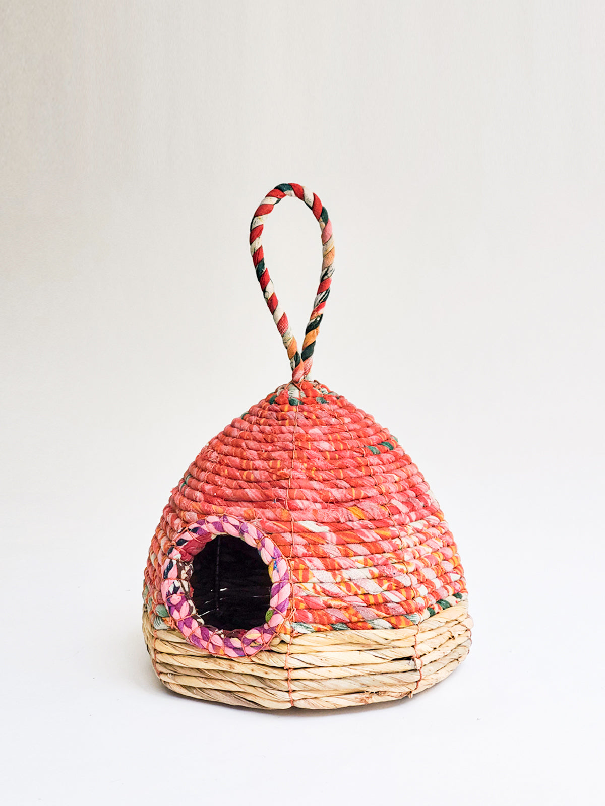 Seagrass and Sari Birdhouse for Garden