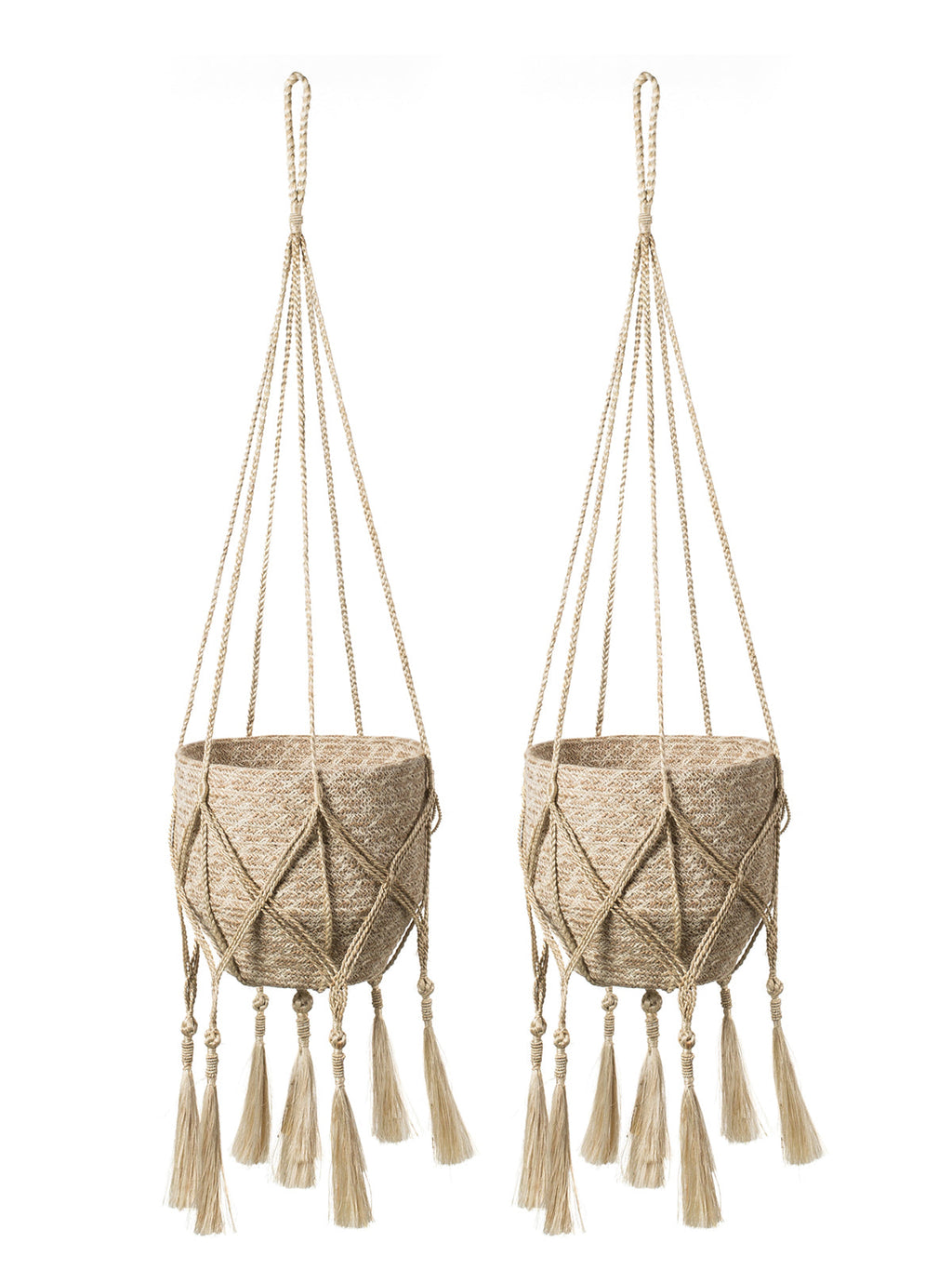 Natural Jute Plant Hanger