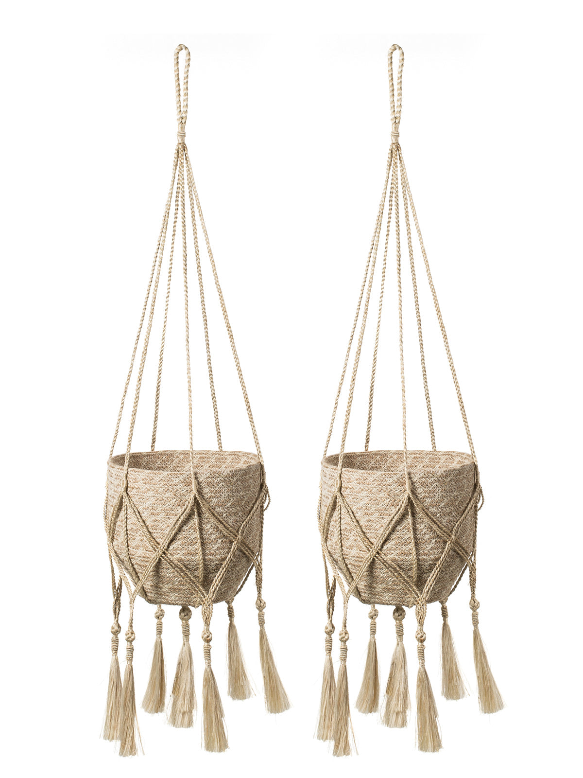 Natural Jute Plant Hanger