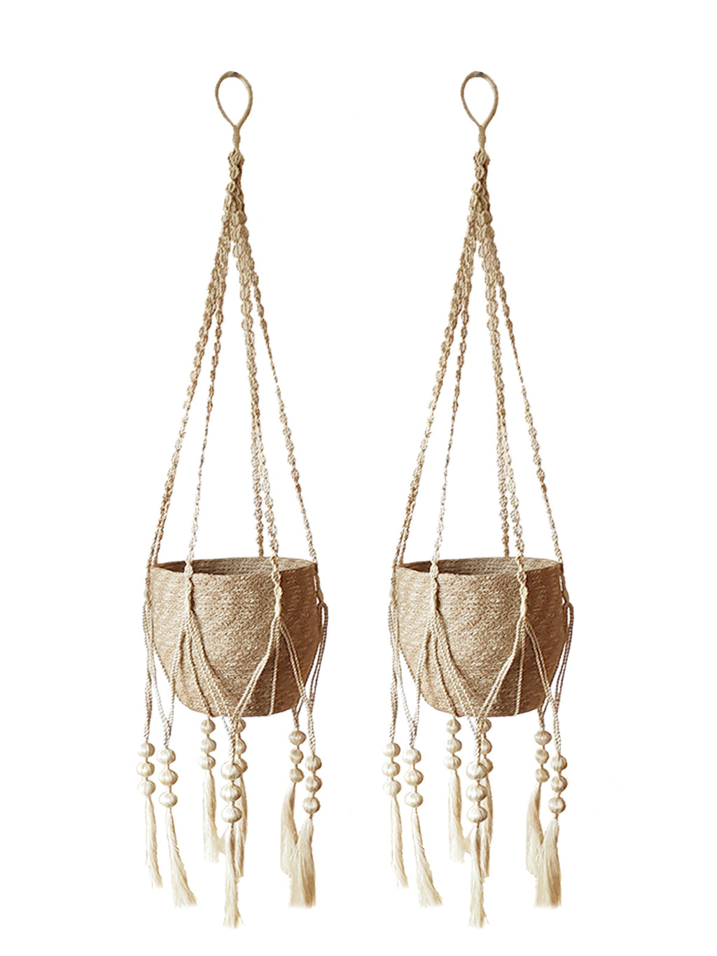 Natural Jute Plant Hanger Fiora