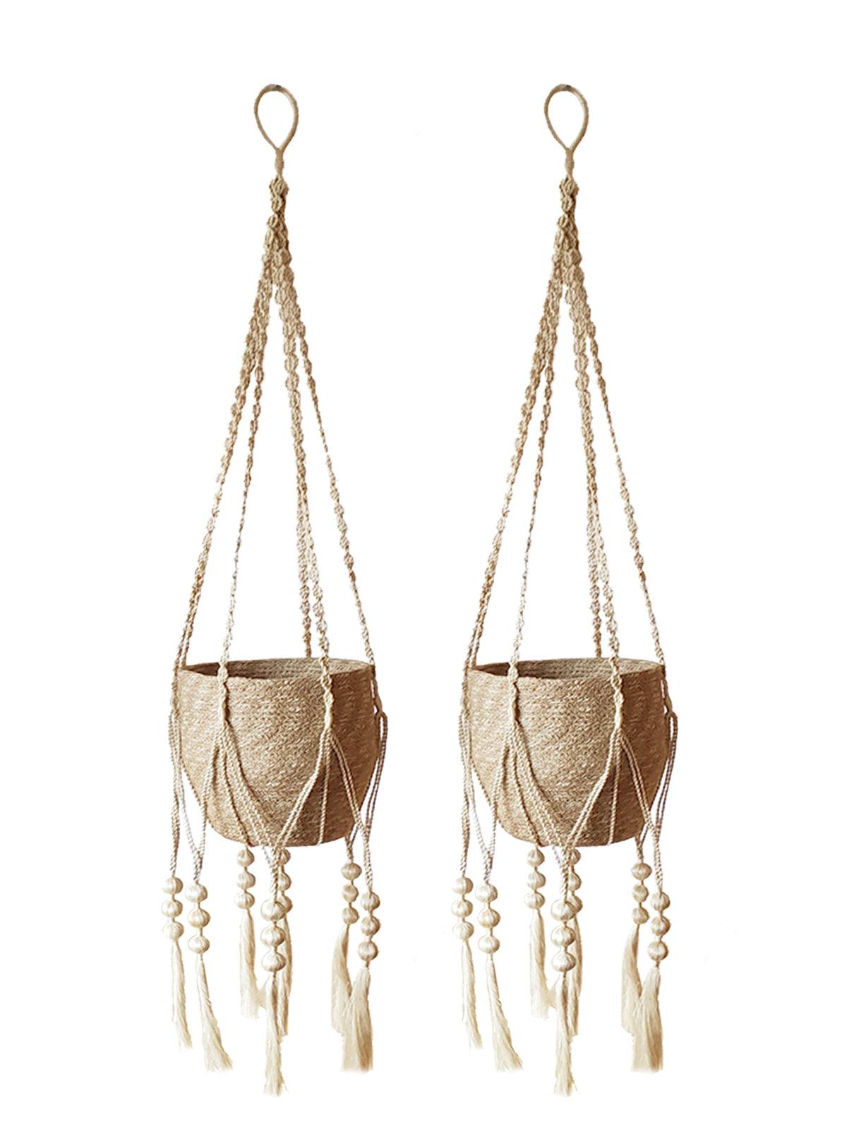 Natural Jute Plant Hanger Fiora