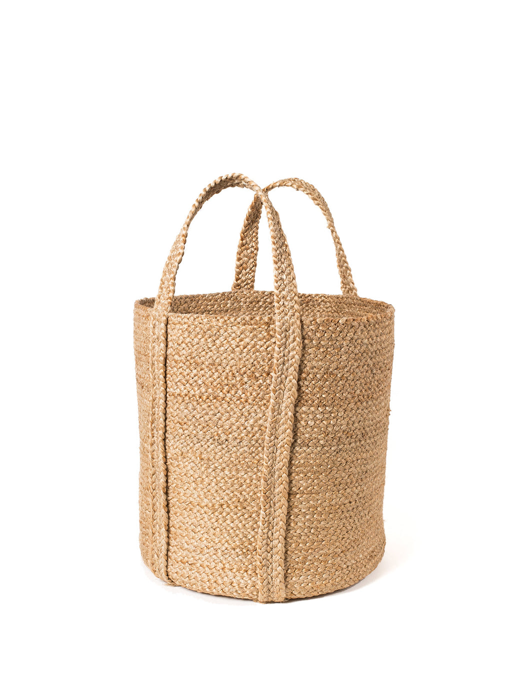 Natural Jute Basket with Handle