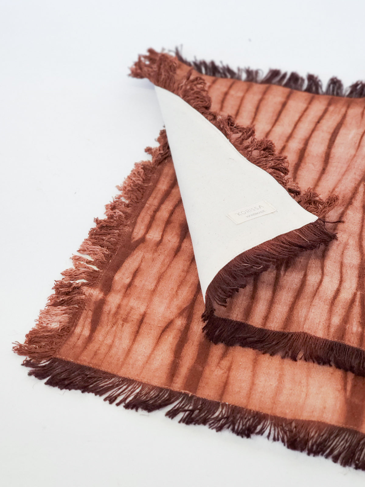 Tie Dye Cotton Placemat Brown Set of 4