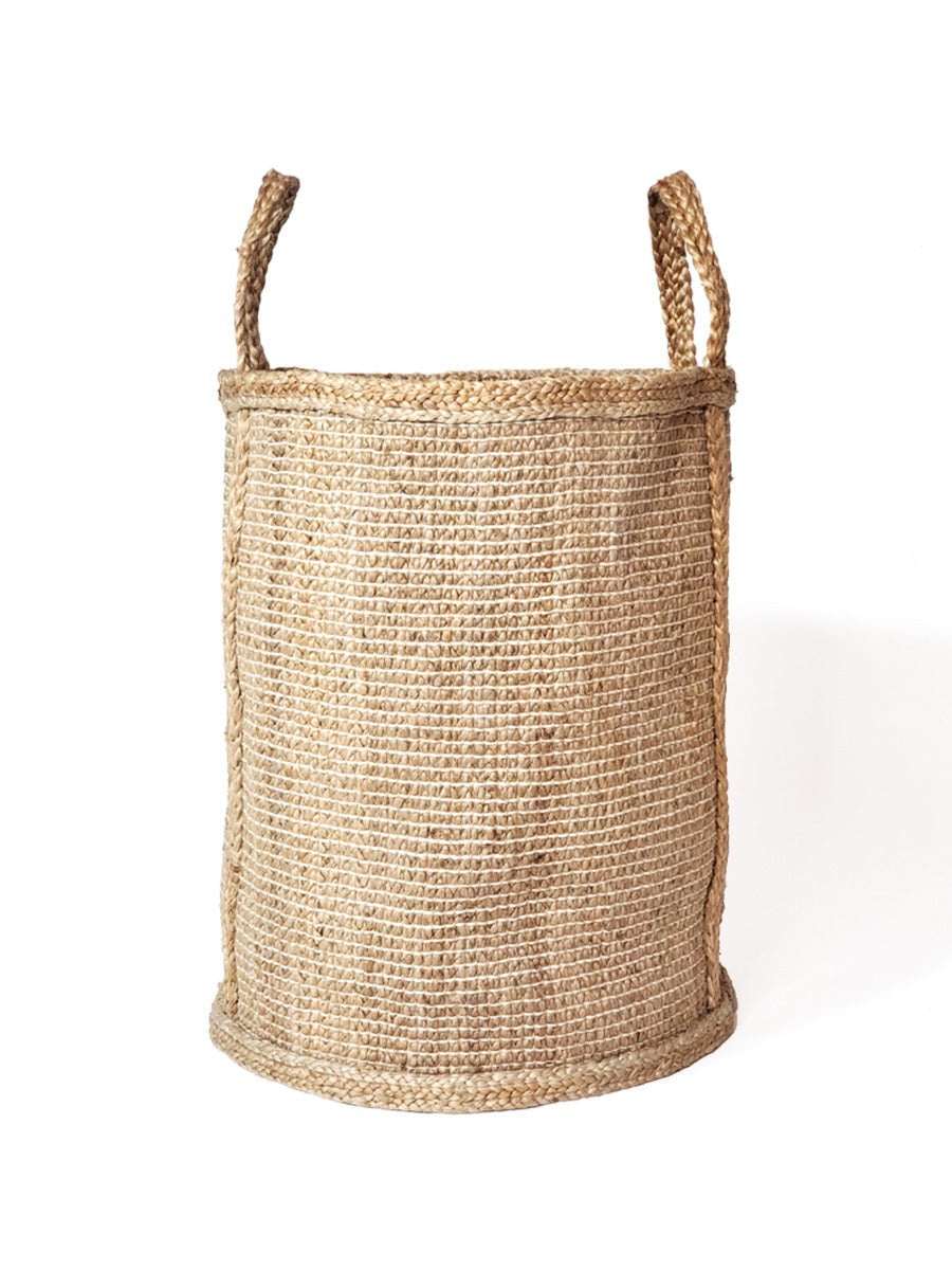 Natural Braided Jute Storage Hamper