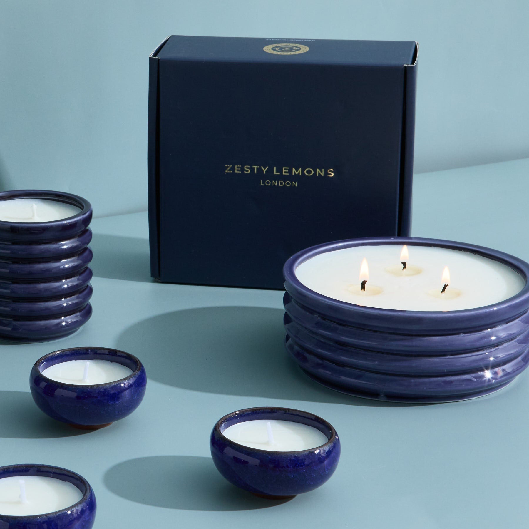 Contemporary Kiln Large Navy Candle