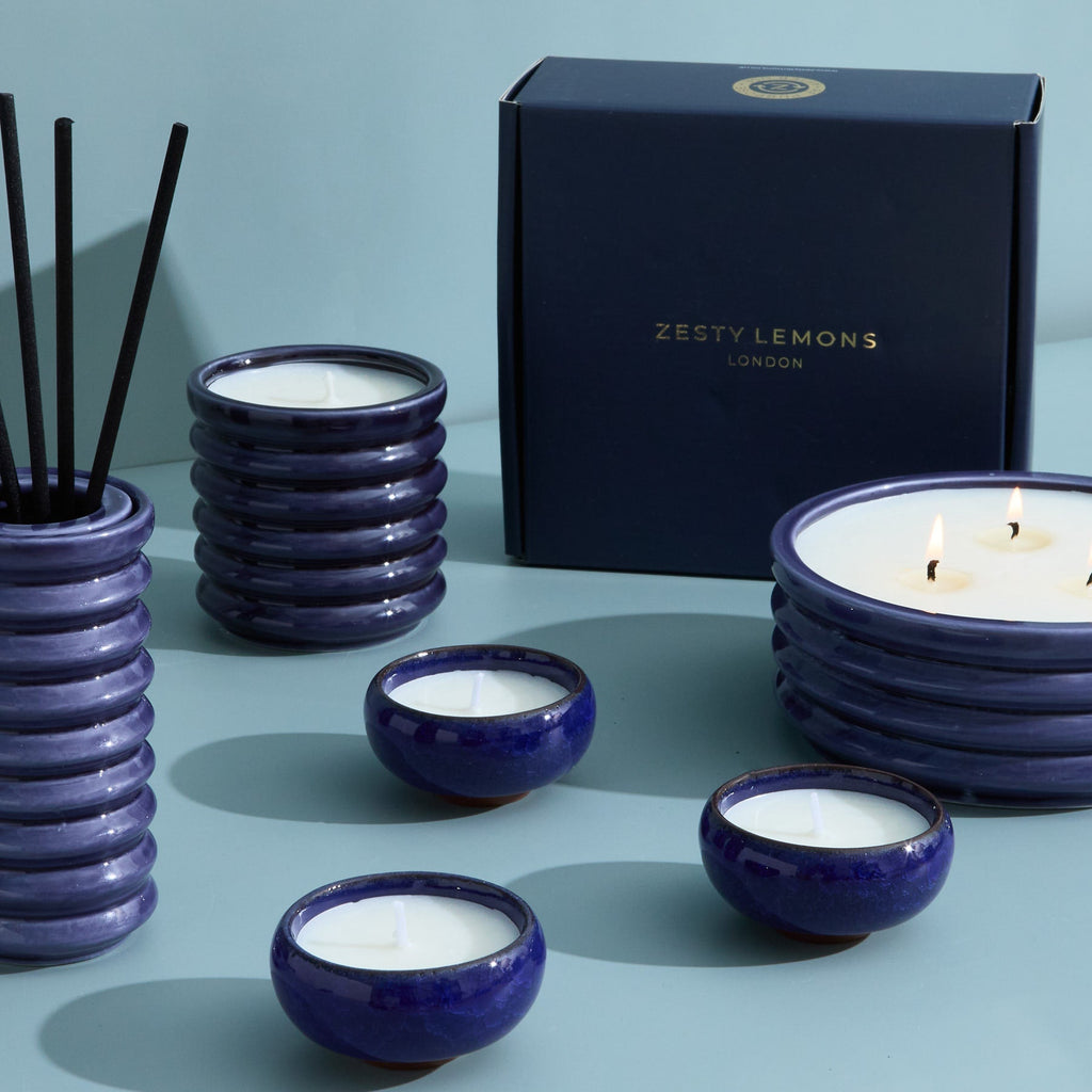 Contemporary Kiln Large Navy Candle
