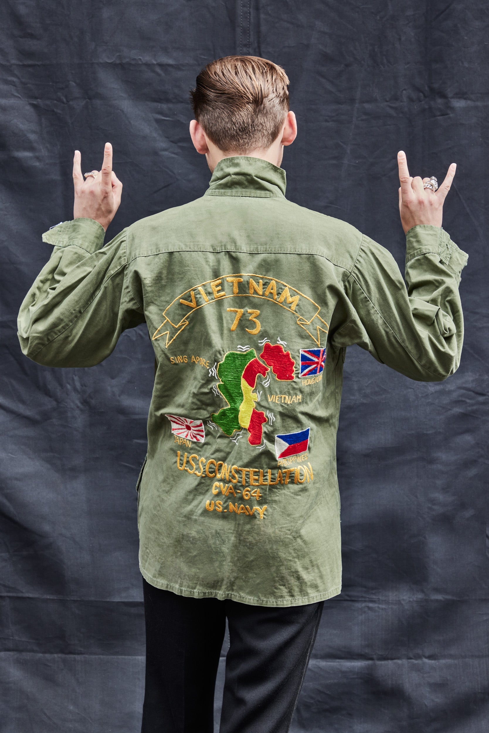 Vintage USS Constellation Field Jacket