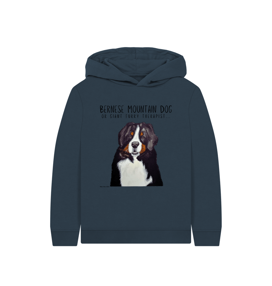 Bernese Mountain Dog Child's Hoodie – Cozy Up with a Giant Furry Therapist!