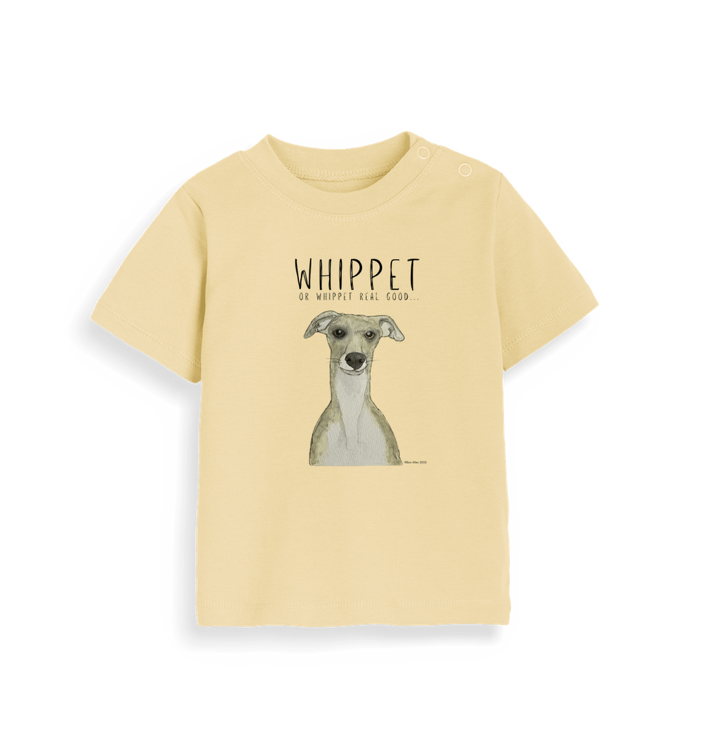 Tiny Human, Big Whippet Energy!  Baby T Shirt