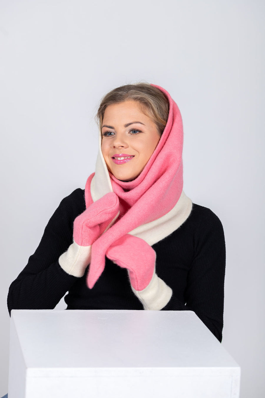 HERTTA Triangular Wool Shawl – Elegant, Versatile & Water-Resistant by HERTTA at brixbailey.com