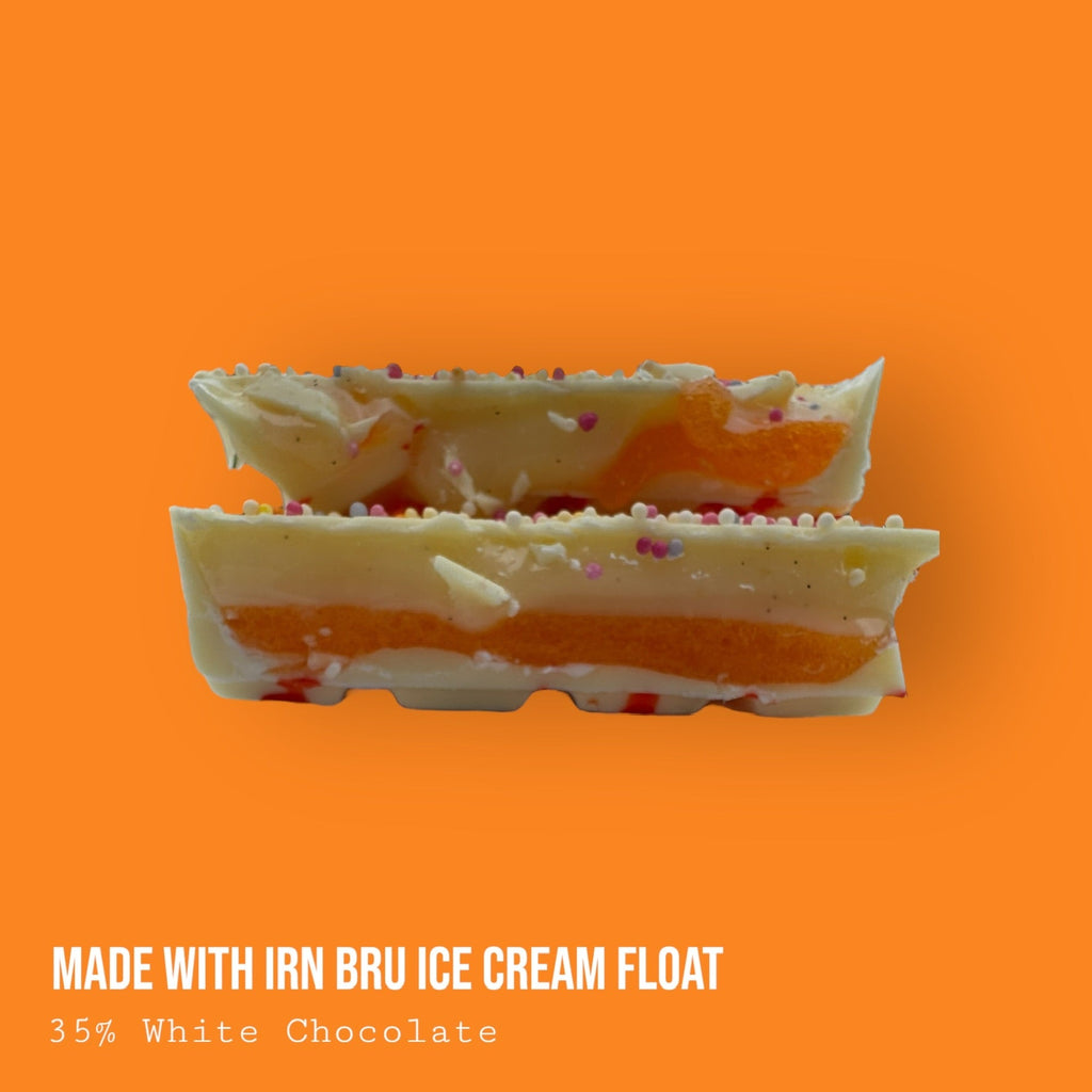 "Made with Irn Bru" Ice Cream Vanilla Float Dessert Bar 235g