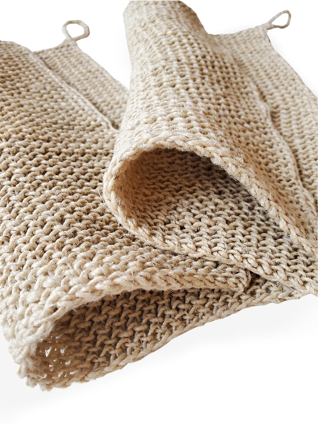 Natural Hemp Washcloth Set of 2