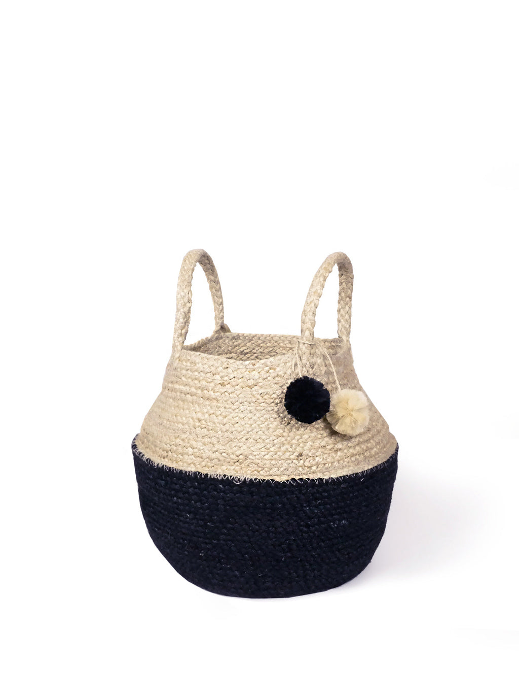 Foldable Jute Basket Bag