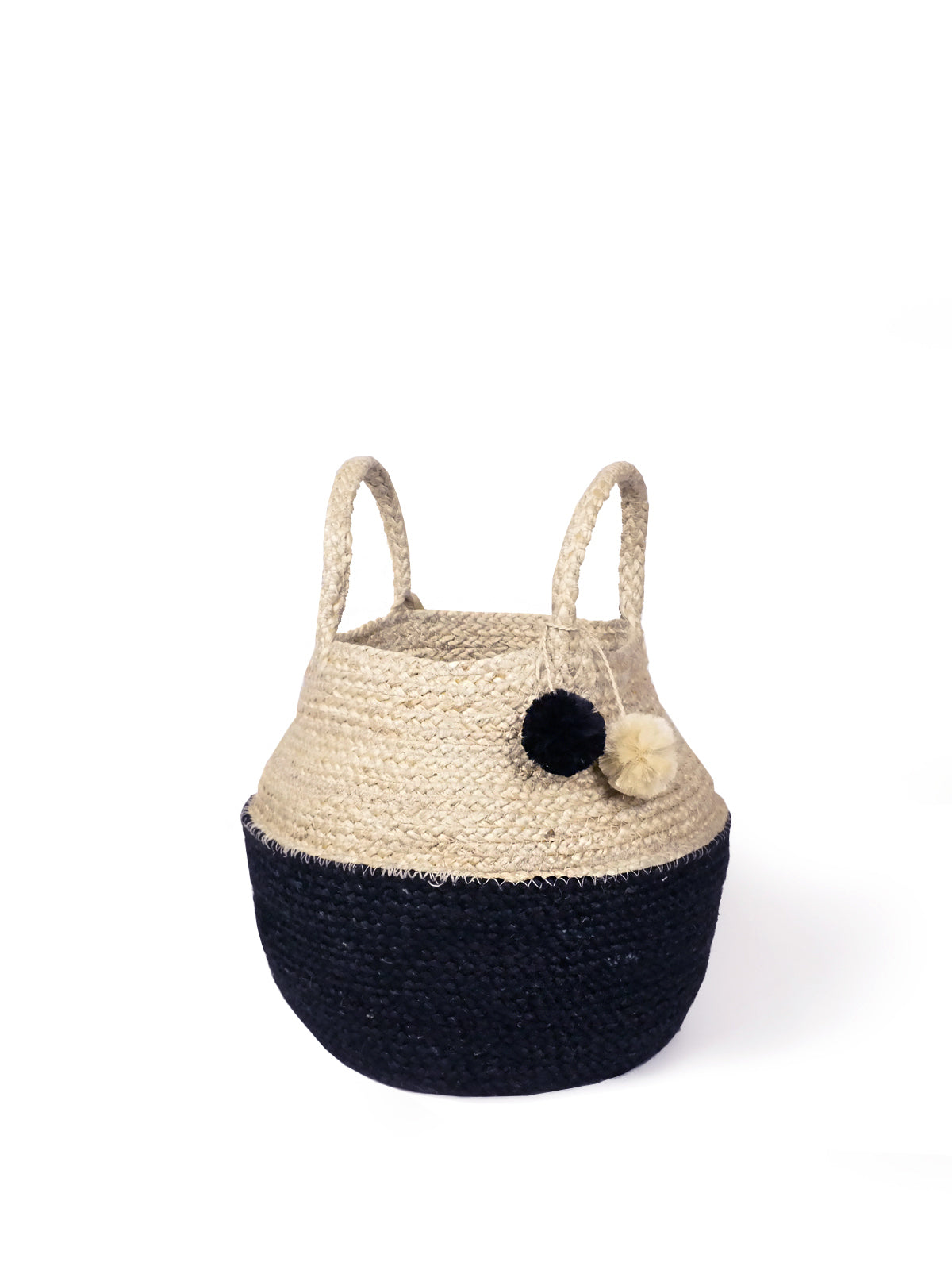 Foldable Jute Basket Bag