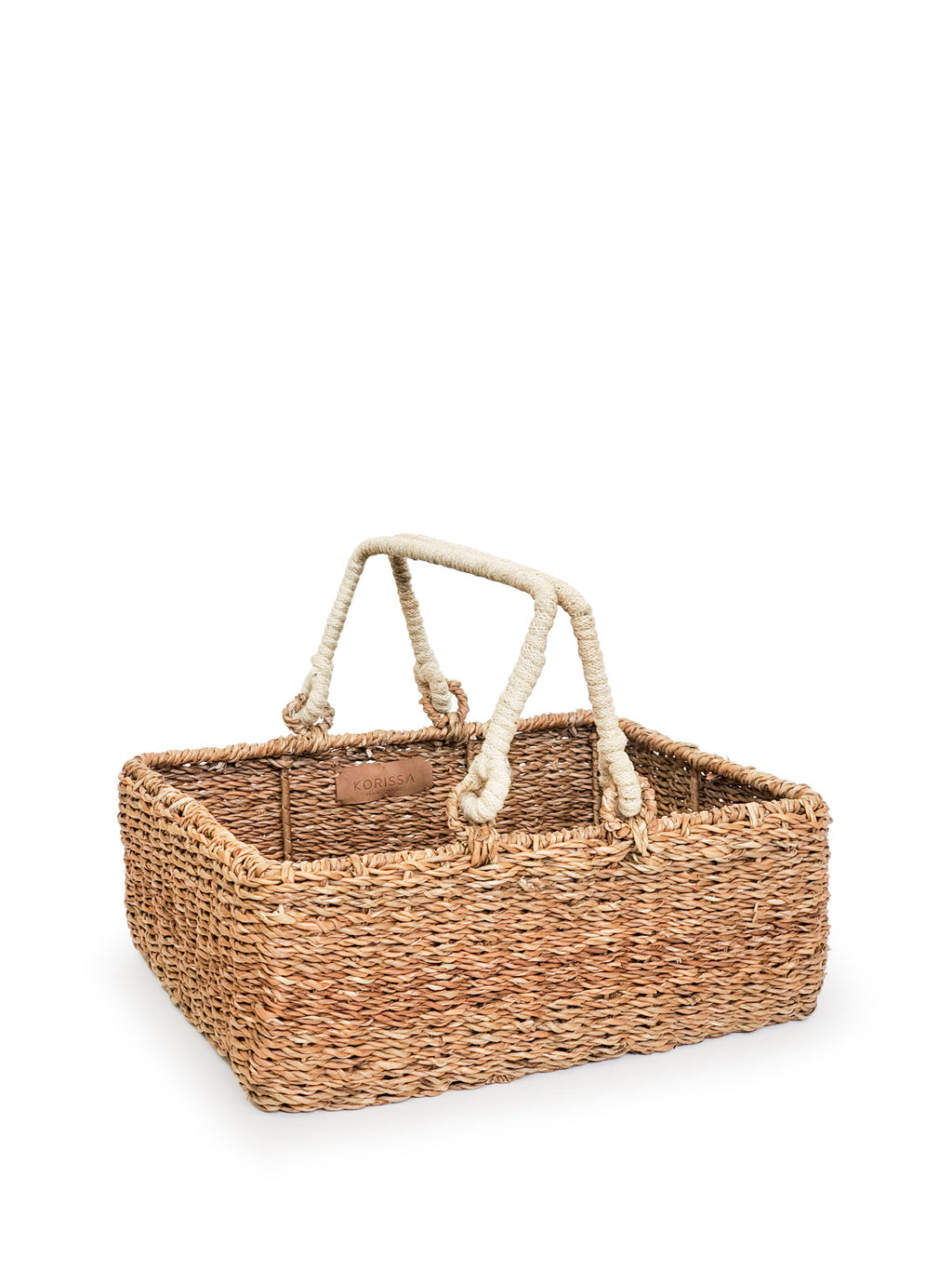 Seagrass Storage Basket with Handle