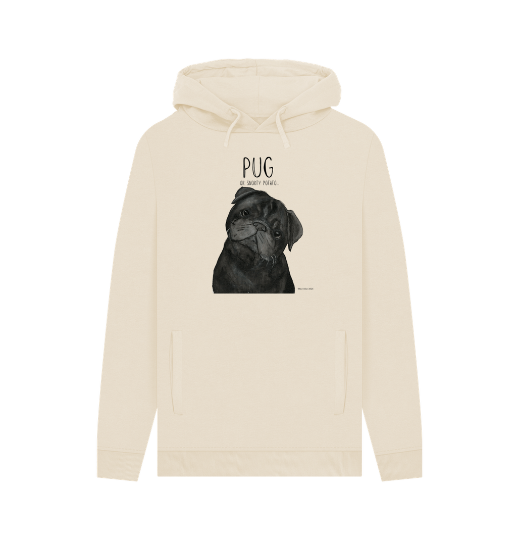 Snorty Potato Men’s Hoodie – Cozy Pug Vibes for Dog Lovers!