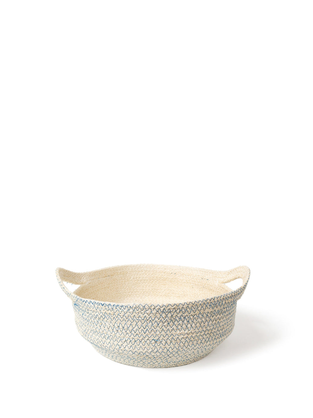Handwoven Fruit Bowl in Blue