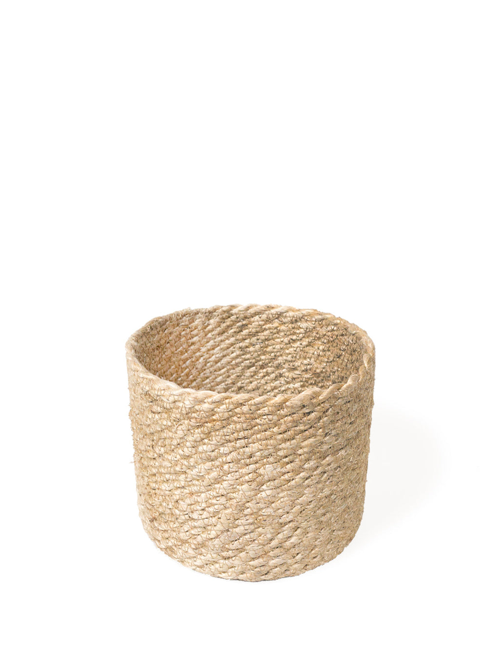 Kata Jute Storage Bin Natural Braided Handmade