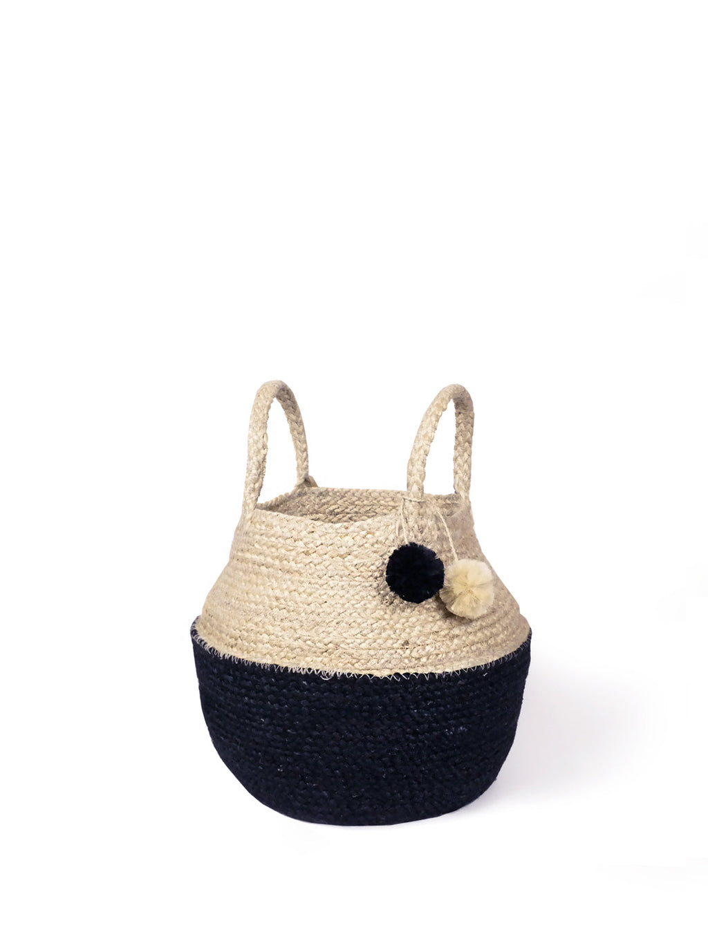 Foldable Jute Basket Bag