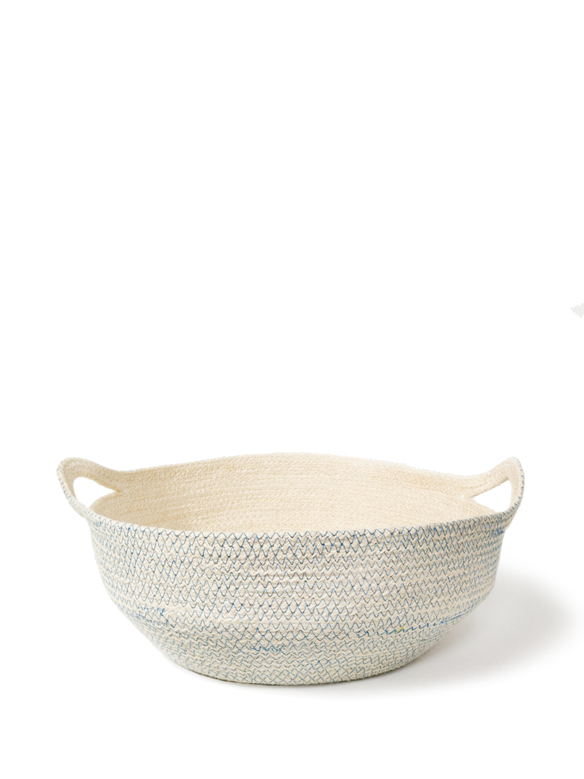 Handwoven Fruit Bowl in Blue