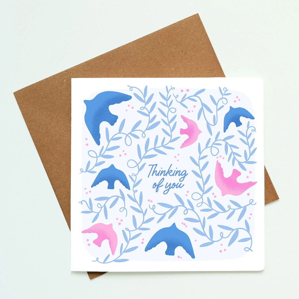 Gentle Birds Thinking of You Card