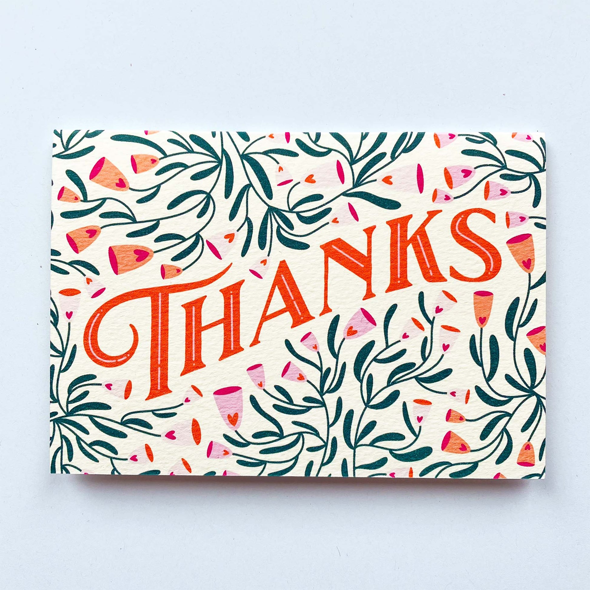 Floral Thank You Greeting Card