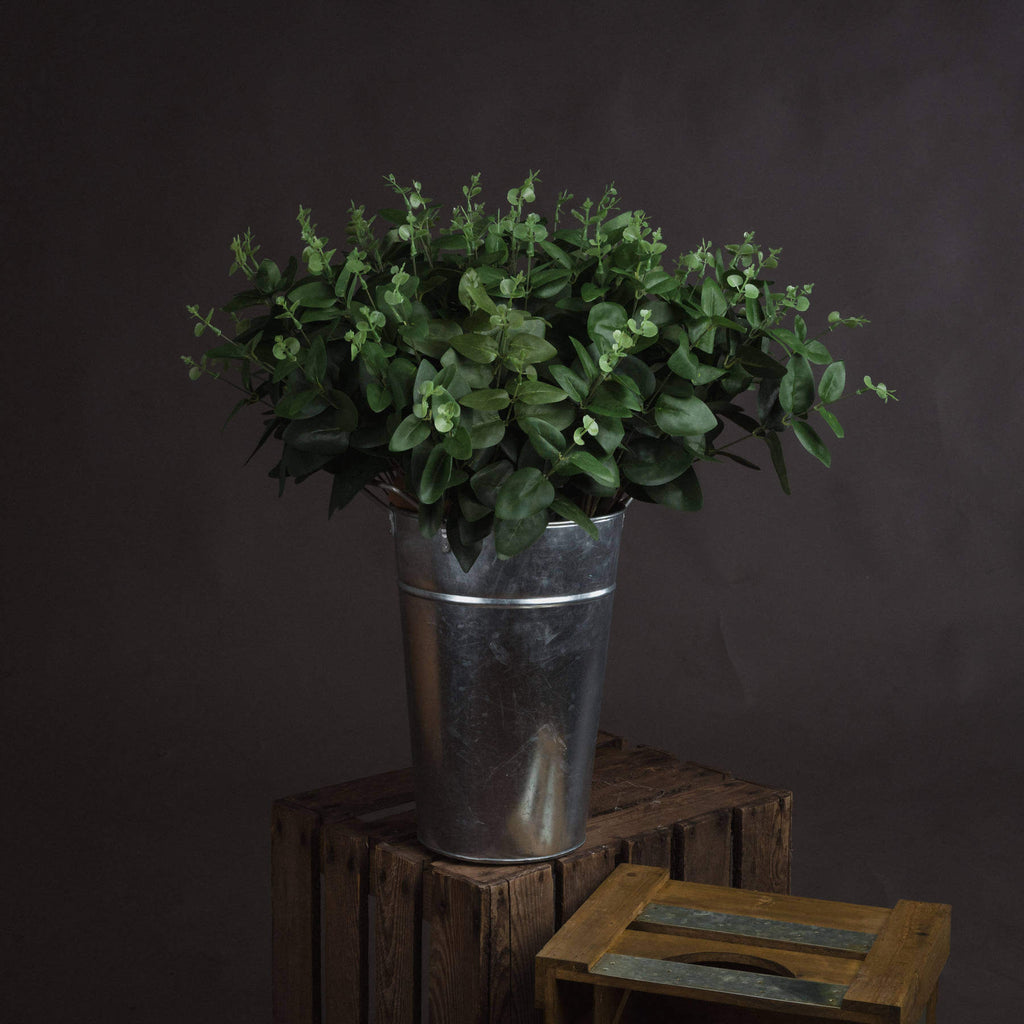 Dark green cineraria eucalyptus spray, 62cm lifelike plastic foliage for home decor by RoomLondon at brixbailey.com