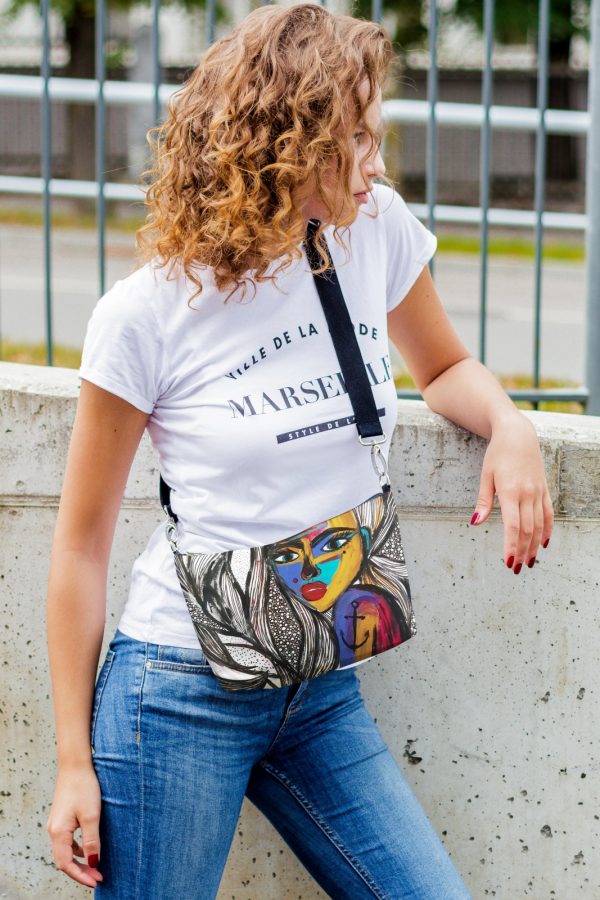 Original Art & Versatility Crossbody Bag – Chic and Functional by Garbanota at www.brixbailey.com