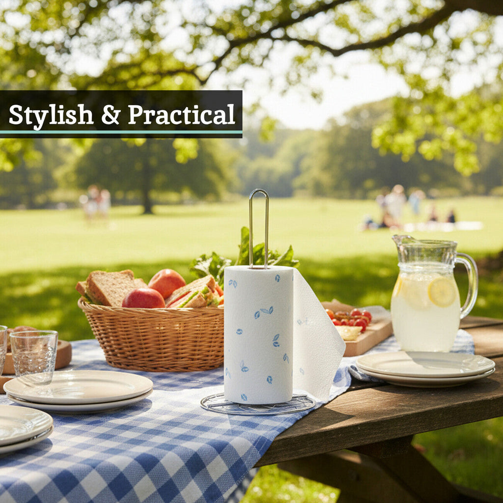 Chrome Kitchen Roll Holder