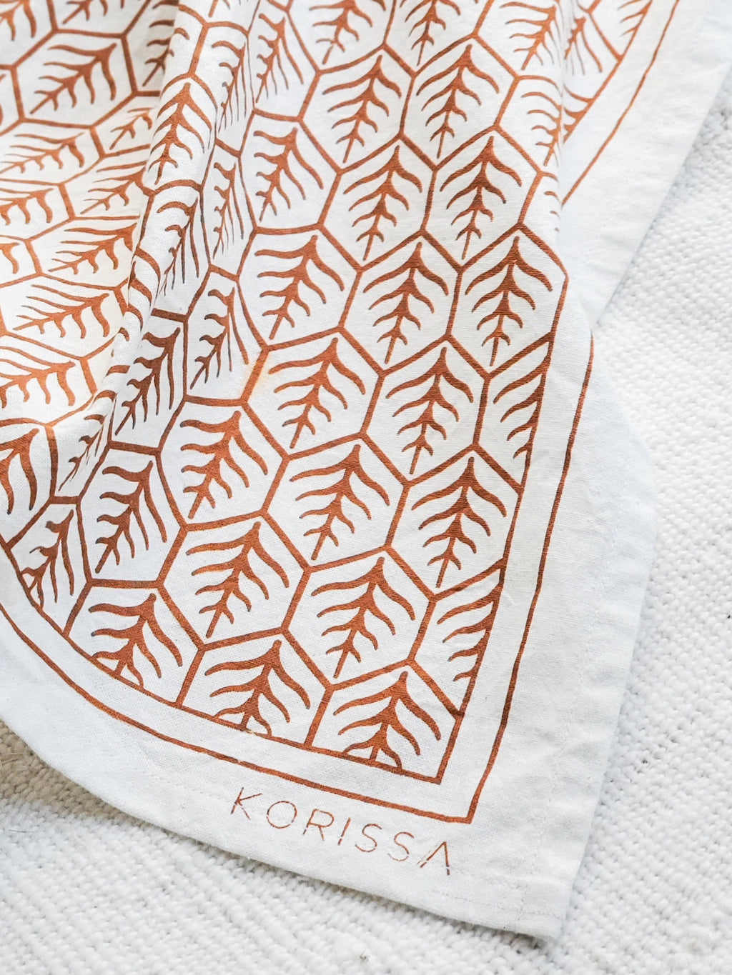 Hand Screen Printed Tea Towel Set of 2
