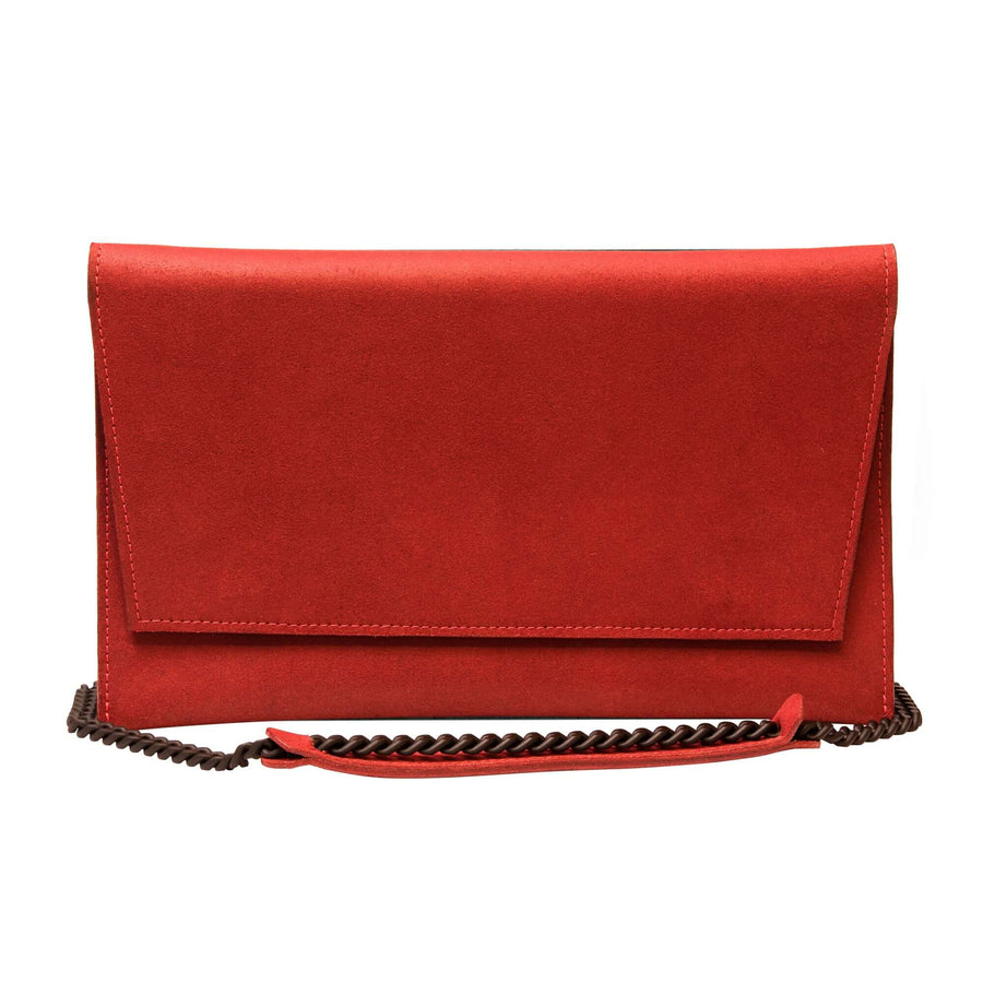 Classic Red Leather Shoulder Bag – Versatile & Handcrafted by RR at brixbailey.com