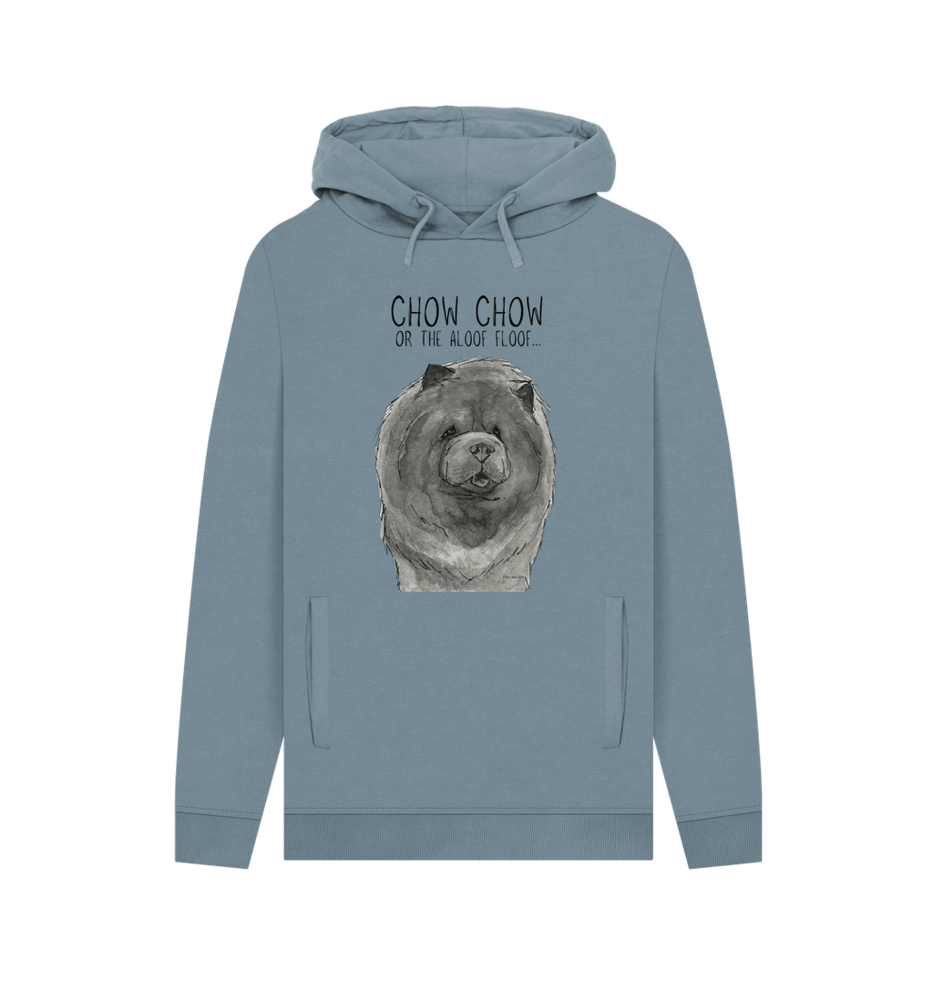 Blue Chow Chow Men's Hoodie – Featuring The Aloof Floof Design!