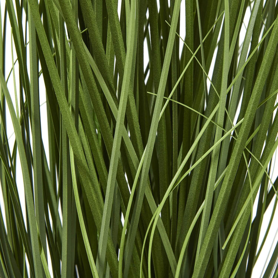 Lifelike artificial agapanthus arrangement with soft blue blooms and green stems in black pot, 90cm tall by Sostter at brixbailey.com