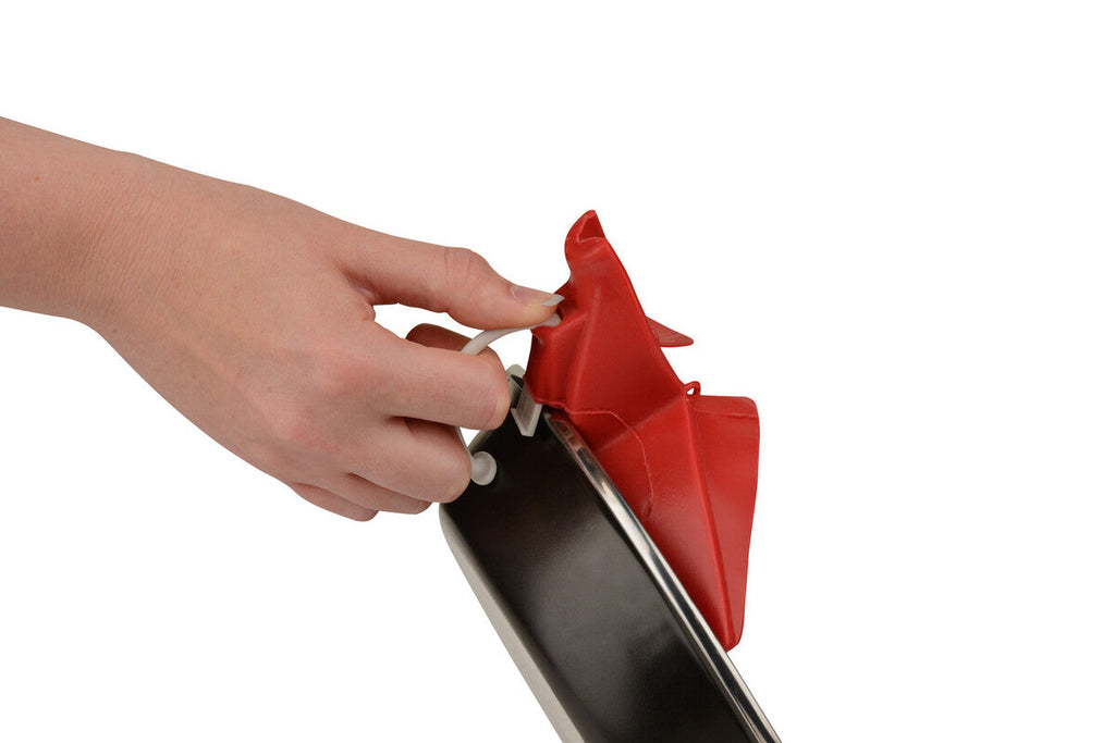 Red Silicone Pouring Spout for Pots and Pans