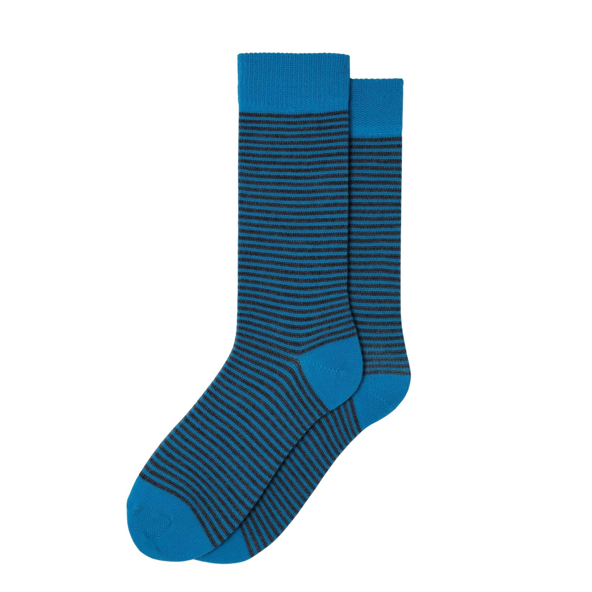 Harewood Fine Stripe Luxury Merino Everyday Socks - 4 Pair Bundle (£14 per pair)