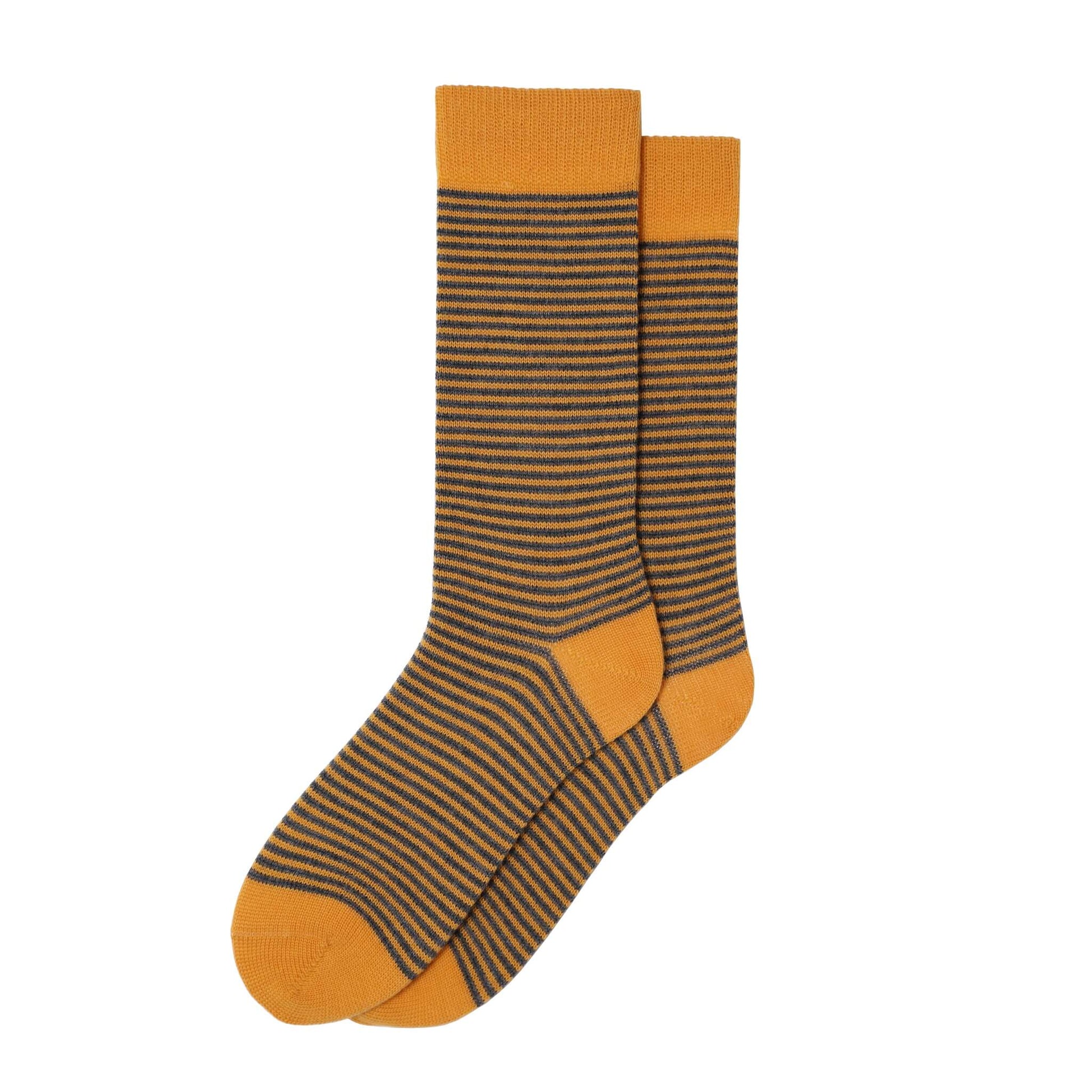 Harewood Fine Stripe Luxury Merino Everyday Socks - 4 Pair Bundle (£14 per pair)