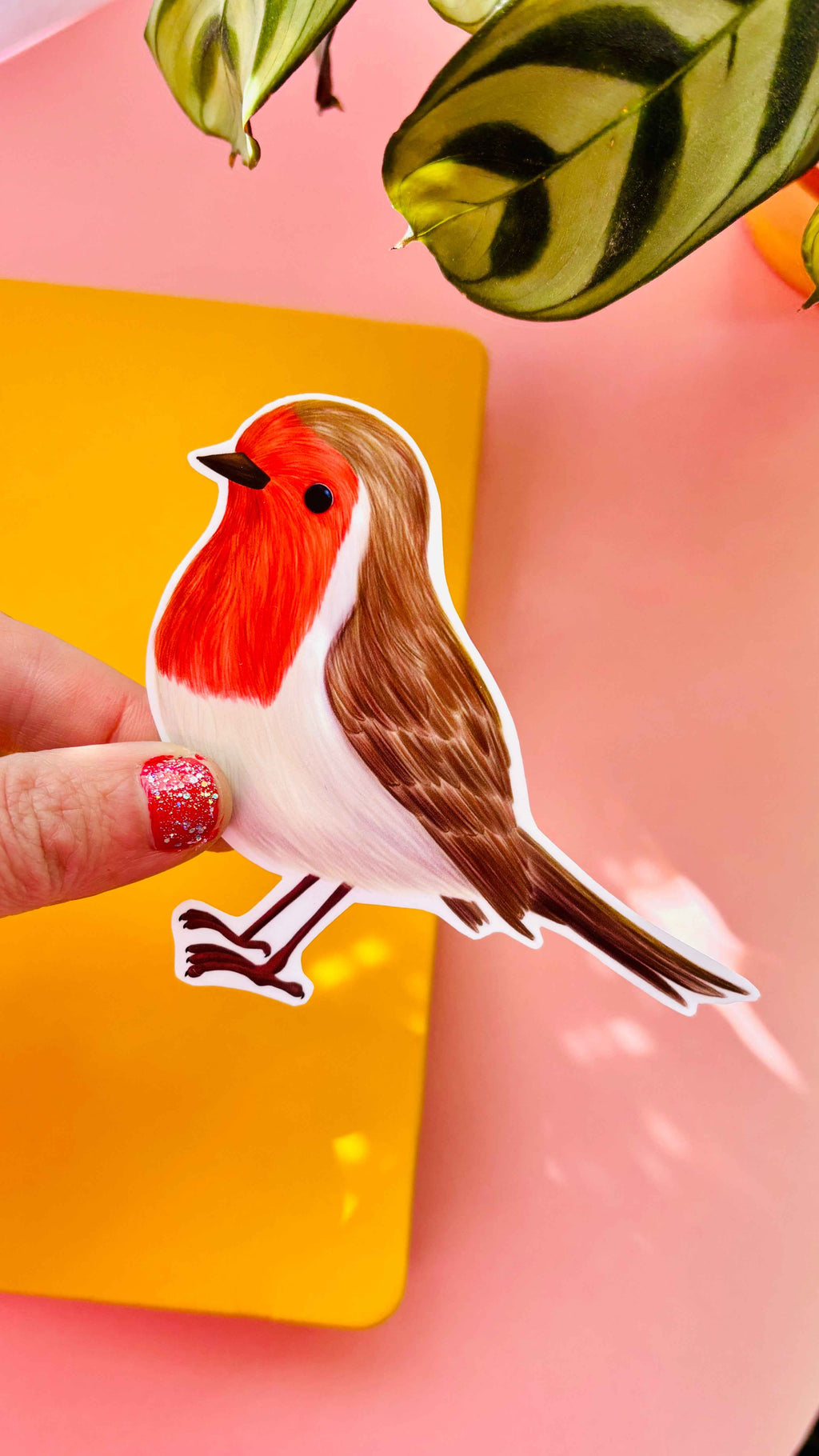 Garden Birds 10cm Vinyl Stickers: Nature Inspired Waterproof Decals