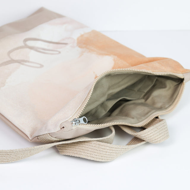 Abstract Beige Backpack – Lightweight & Handmade for Adventure by Muni at www.brixbailey.com