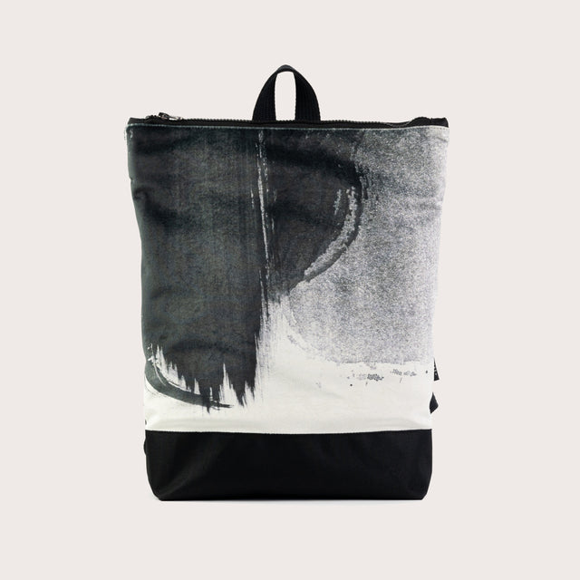 Black Watercolor Backpack – Stylish & Waterproof for Everyday Use by Muni at www.brixbailey.com