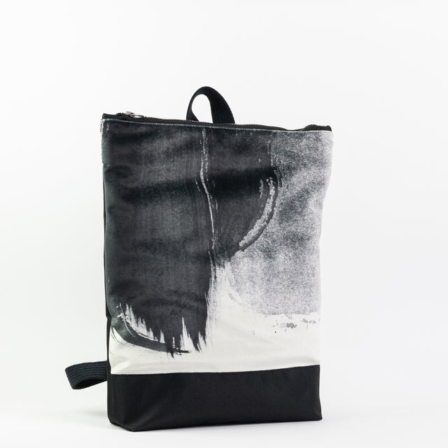 Black Watercolor Backpack – Stylish & Waterproof for Everyday Use by Muni at www.brixbailey.com