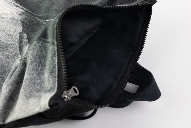 Black Watercolor Backpack – Stylish & Waterproof for Everyday Use by Muni at www.brixbailey.com