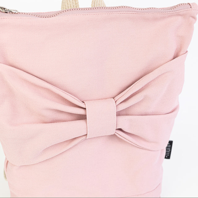 Chic Pink Bow Backpack – Playful & Spacious Design by Muni at brixbailey.com