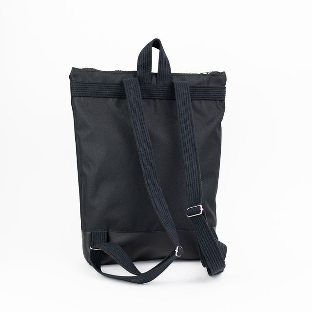 Waterproof Black Leather Backpack – Elegant & Functional by Muni at brixbailey.com