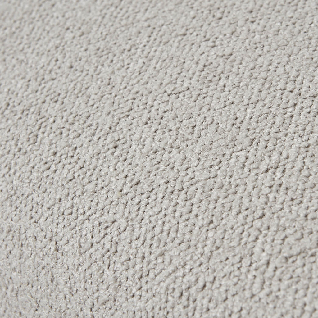 Compton Aspen Dining Chair with curved backrest and neutral twill upholstery on solid wood frame by Sostter at brixbailey.com
