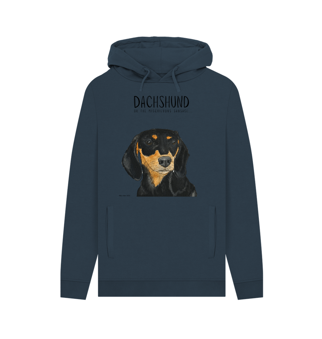 Black & Tan Dachshund Hoodie – Small Legs, Big Attitude!