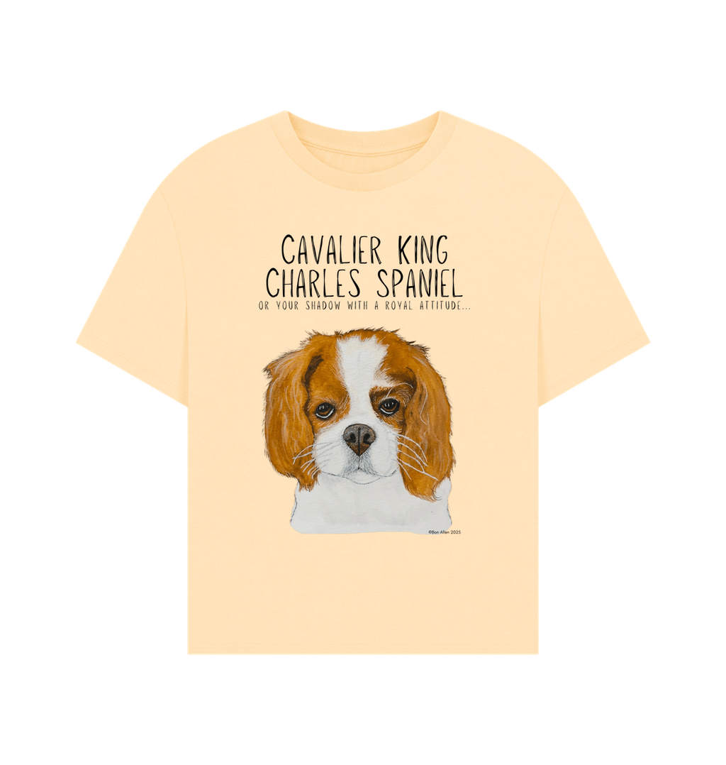 Bow Down, Darling: Sustainable Women’s Tee with Cavalier Queen Vibes